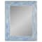 Head West Frameless Reeded Aqua/Blue2 Tiled Printed Wall Mirror - 23" x 30"